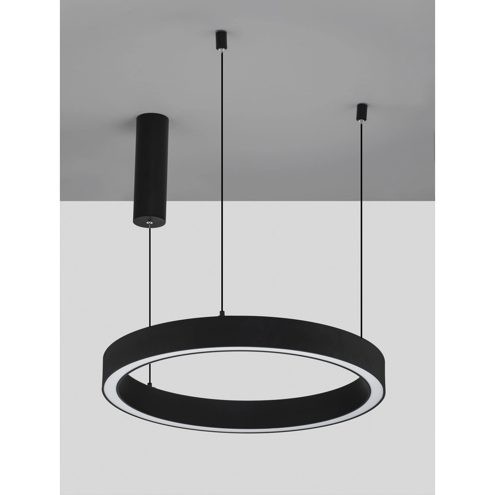 Design hanglamp Sting zwart Ø 60cm Lyora 5212017437389