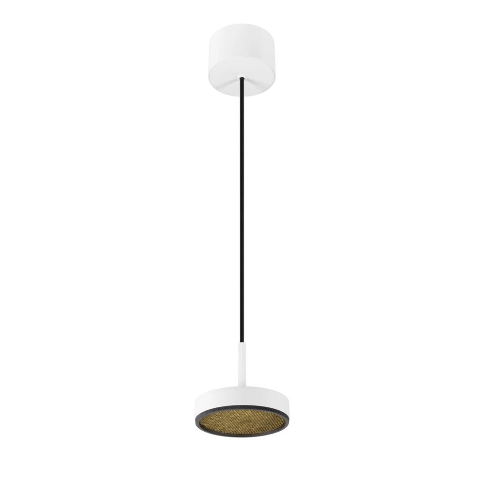 Hanglamp Grip! Flat wit met zwart Ø 14cm Hanglamp Grip! Flat wit met zwart Ø 14cm
