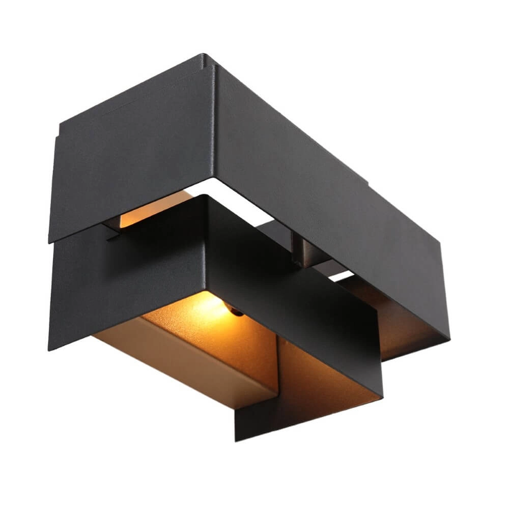Zwarte wandspot Muro langwerpig Steinhauer 8712746152715
