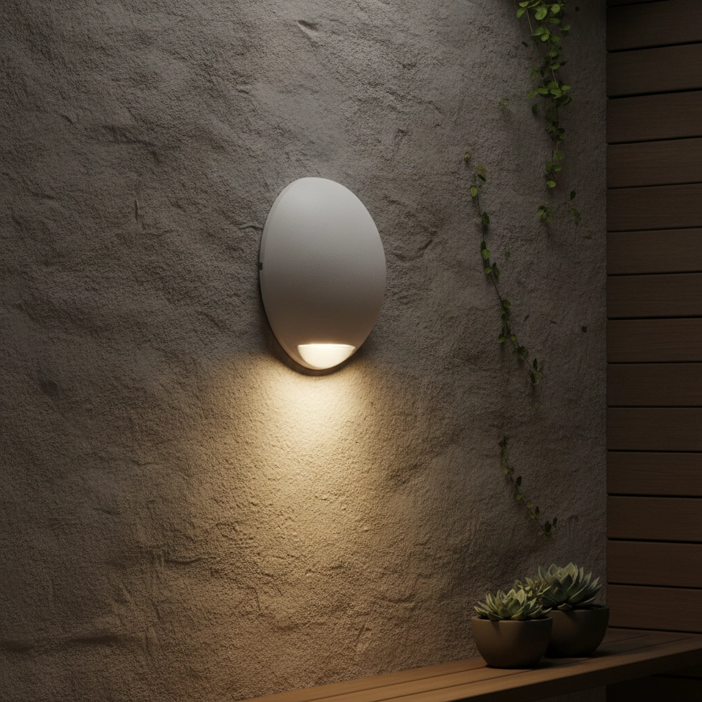 Wandlamp Passo enkel wit