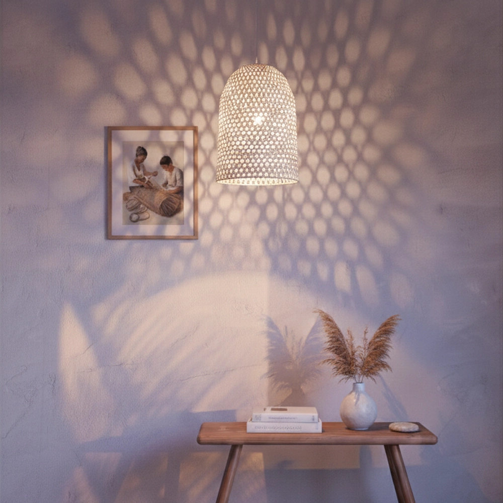 Hanglamp Aurora wit Ø 40,5cm