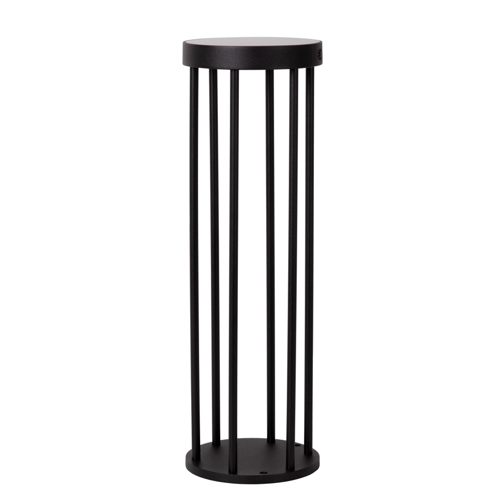 Solar sokkellamp Jackson 50cm zwart