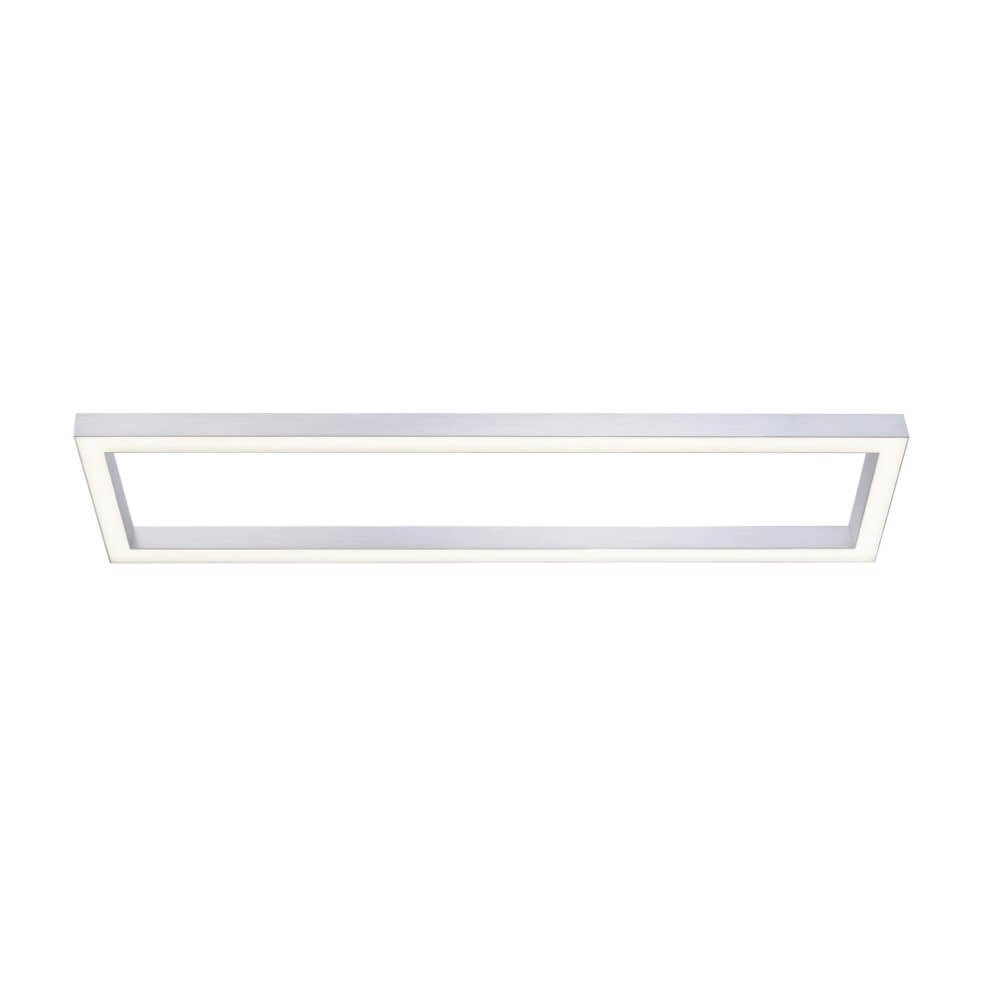Rechthoekige plafondlamp Pure Lines Square aluminium Paul Neuhaus 4012248357934