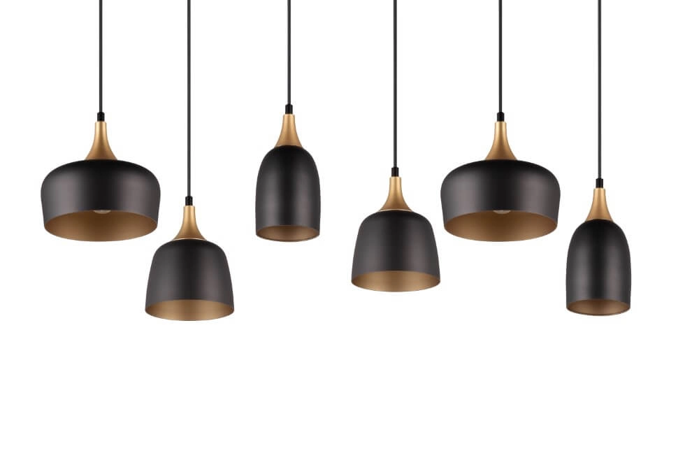 Design hanglamp Chiraz zwart 6-lichts Trio 4017807566864