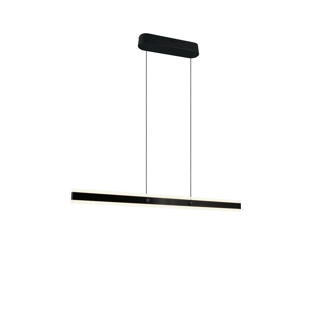 Moderne hanglamp Arcola 115cm zwart Trio 4017807661972