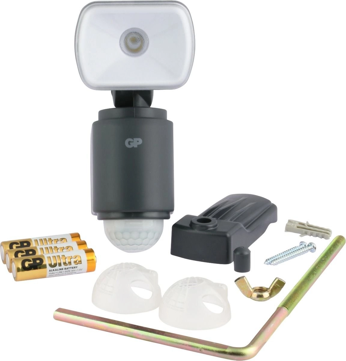 Buitenlamp met sensor batterij SafeGuard RF1.1 met sensor GP 4895149079163