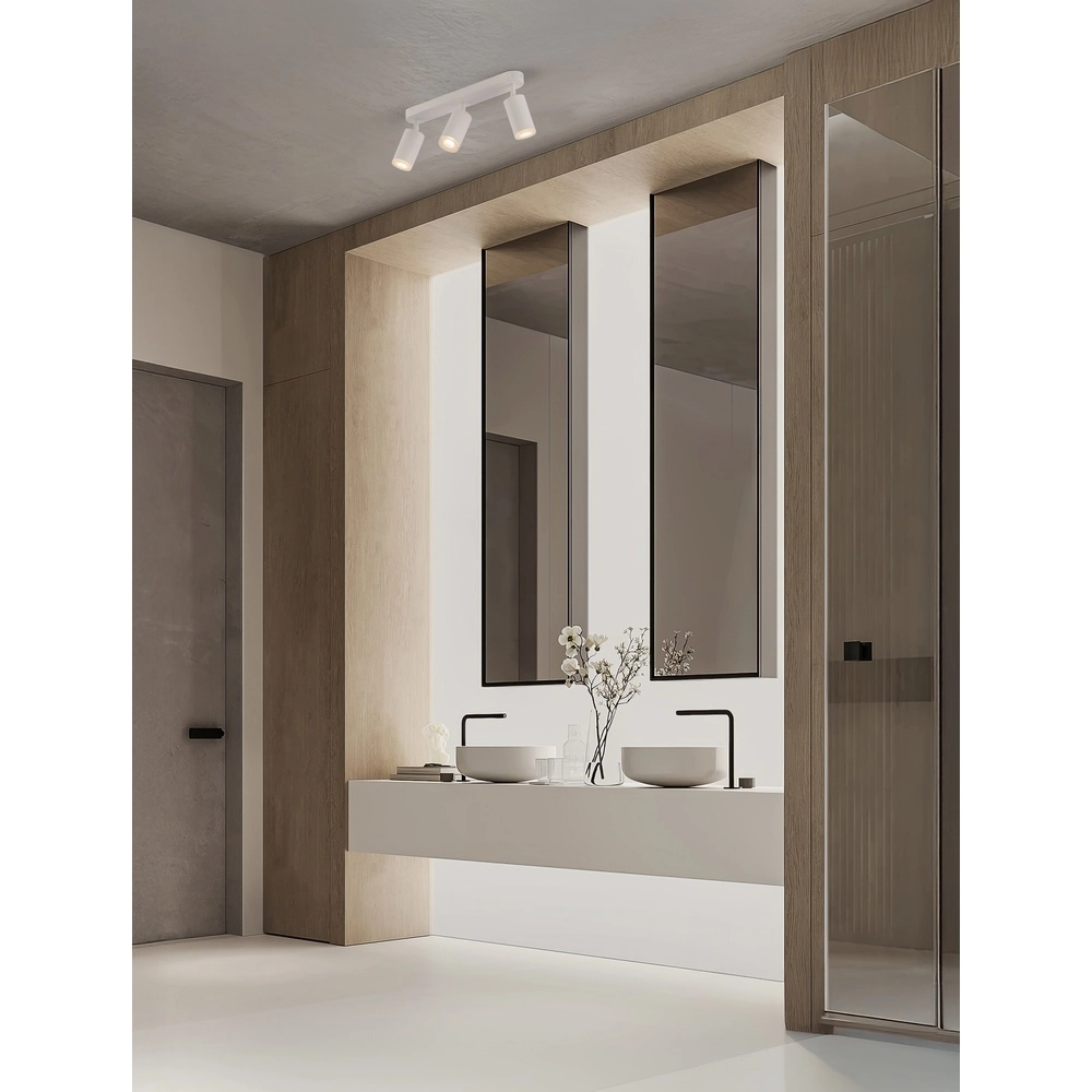 Opbouwspot Mao 3-lichts wit Lyora 5212017475305