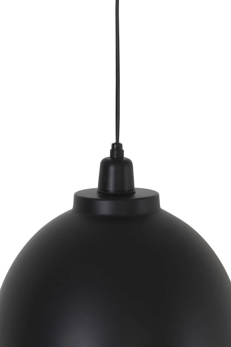 Landelijke hanglamp Kylie zwart Ø 30cm Light & Living 8717807083182