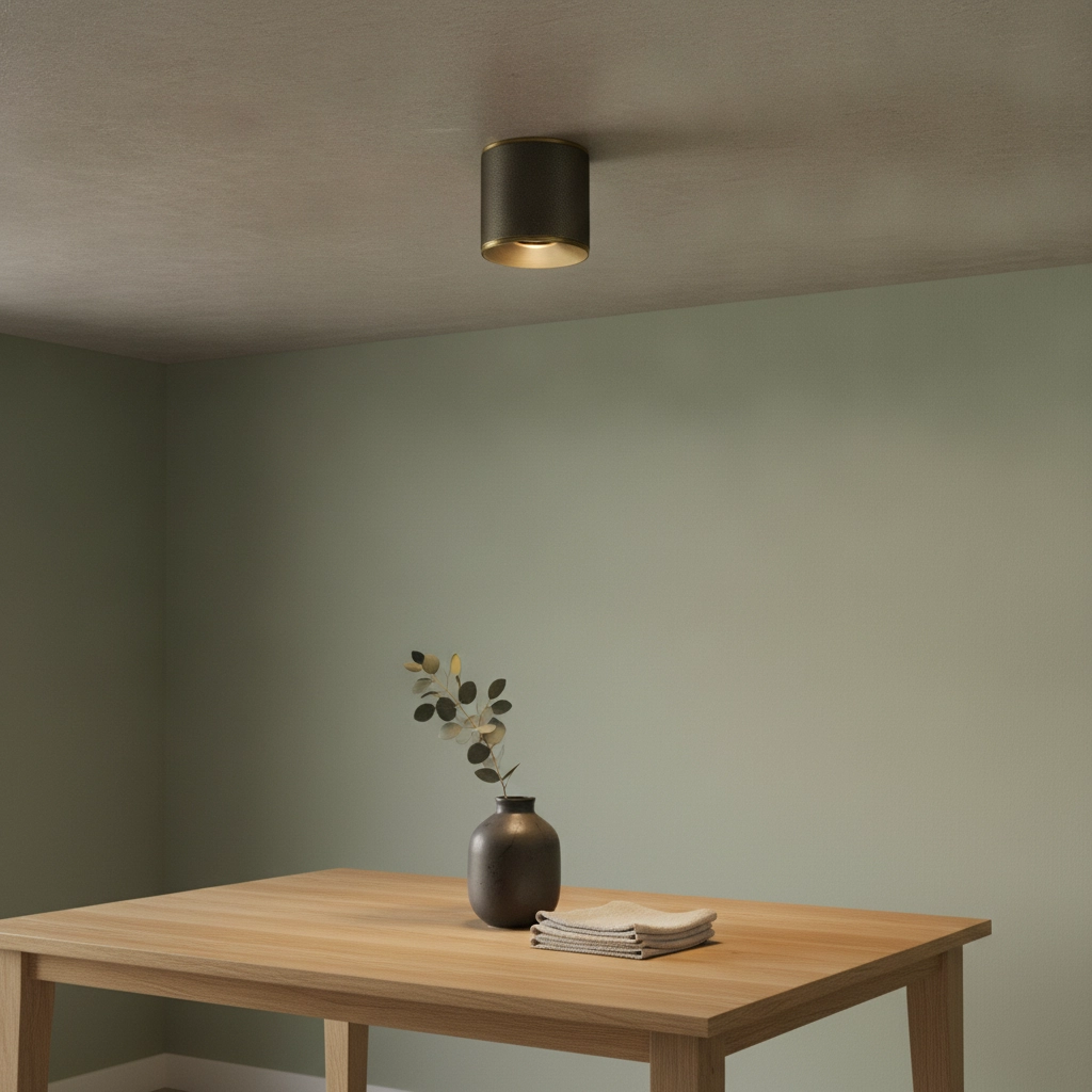 Plafondlamp Costa antiek brons