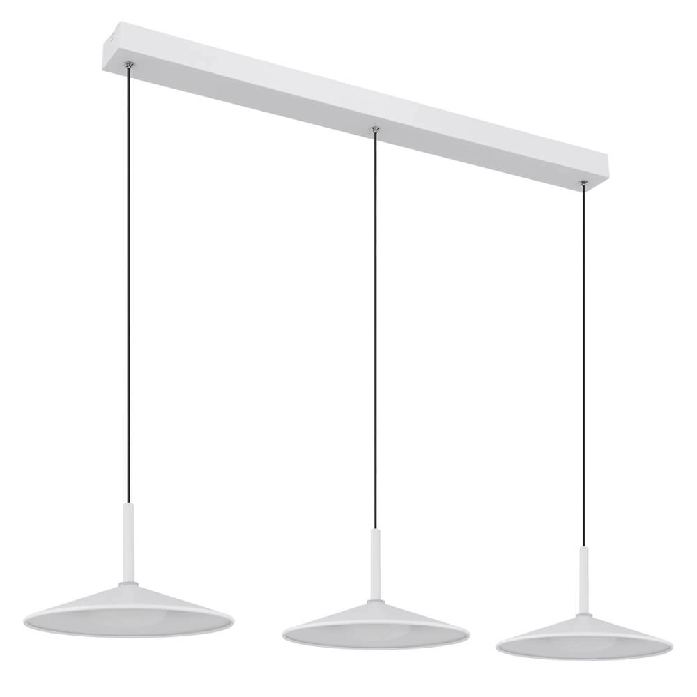 Witte hanglamp Lampone 3-lichts design Globo 9007371447374