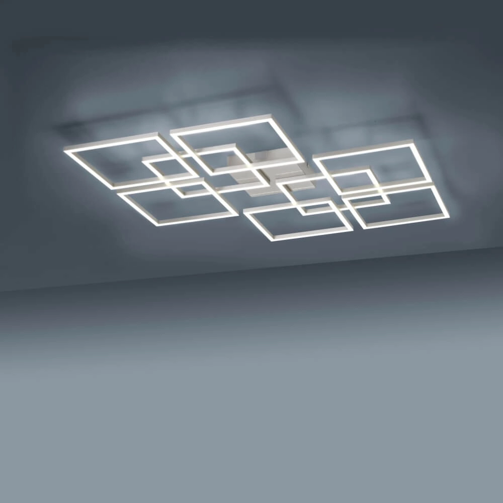 Moderne plafondlamp Q-Inigo vierkant Paul Neuhaus 4012248358108