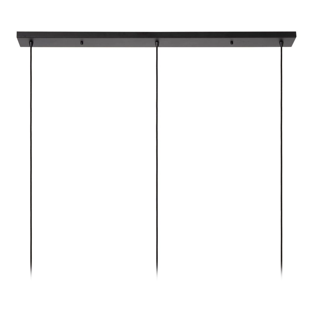 3-lichts hanglamp Danza zwart Lucide 5411212211552