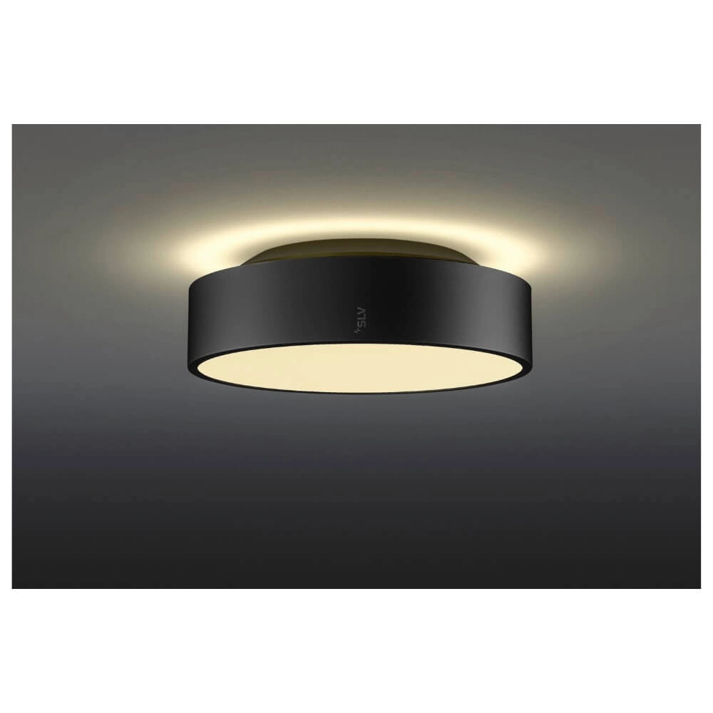 Plafondlamp / Hanglamp Medo Pro 30 zwart - CCT - 70g - Ø 28cm SLV 4024163277013