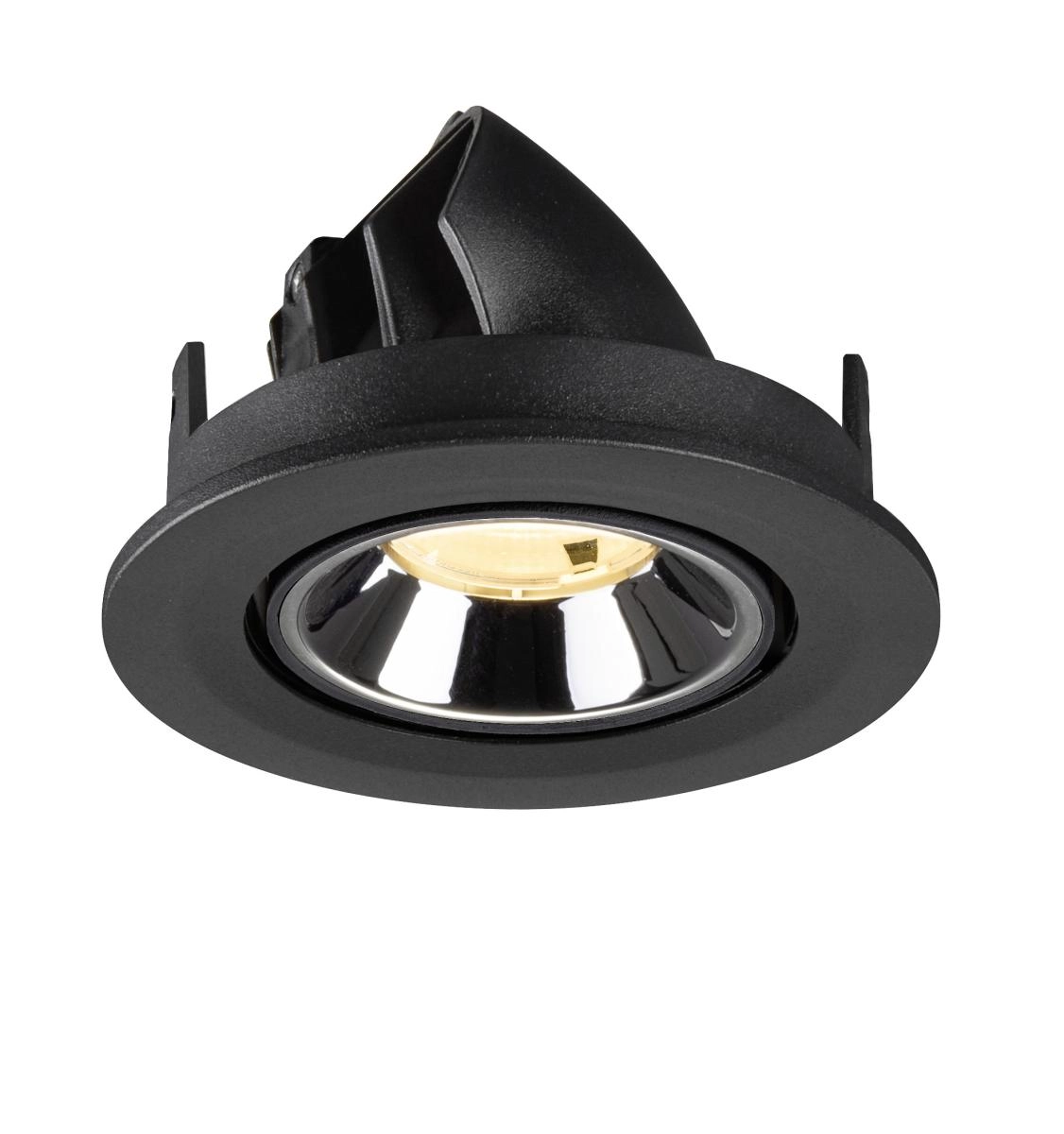 Inbouwspot Numinos Gimble S zwart/chroom 3000K - 20gr SLV 4024163313551