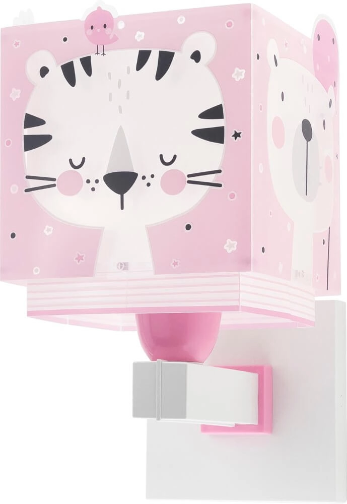 Kinderkamer wandlamp Baby Jungle soft roze Dalber 8420406631196