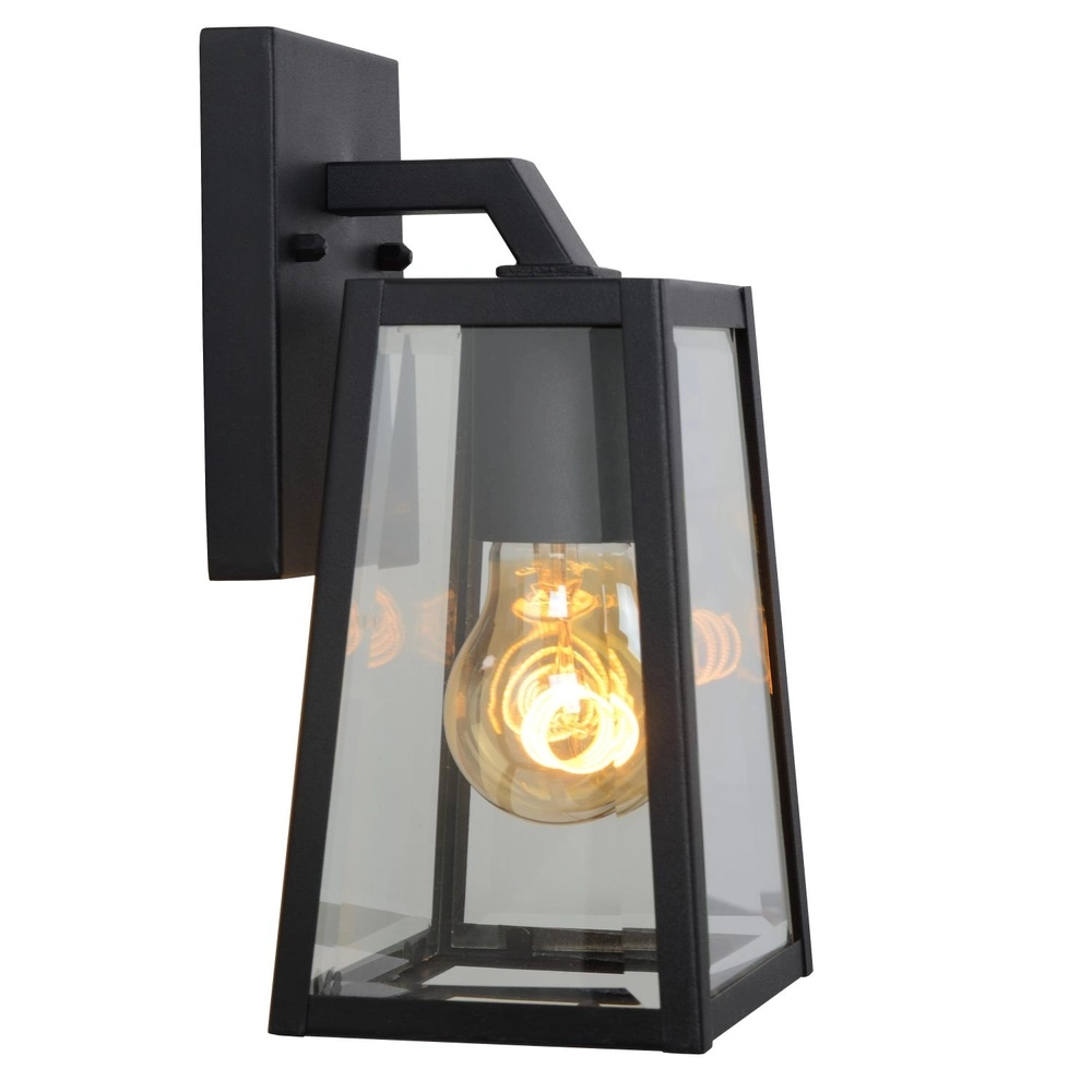 Zwarte wandlamp Matslot design Lucide 5411212290397