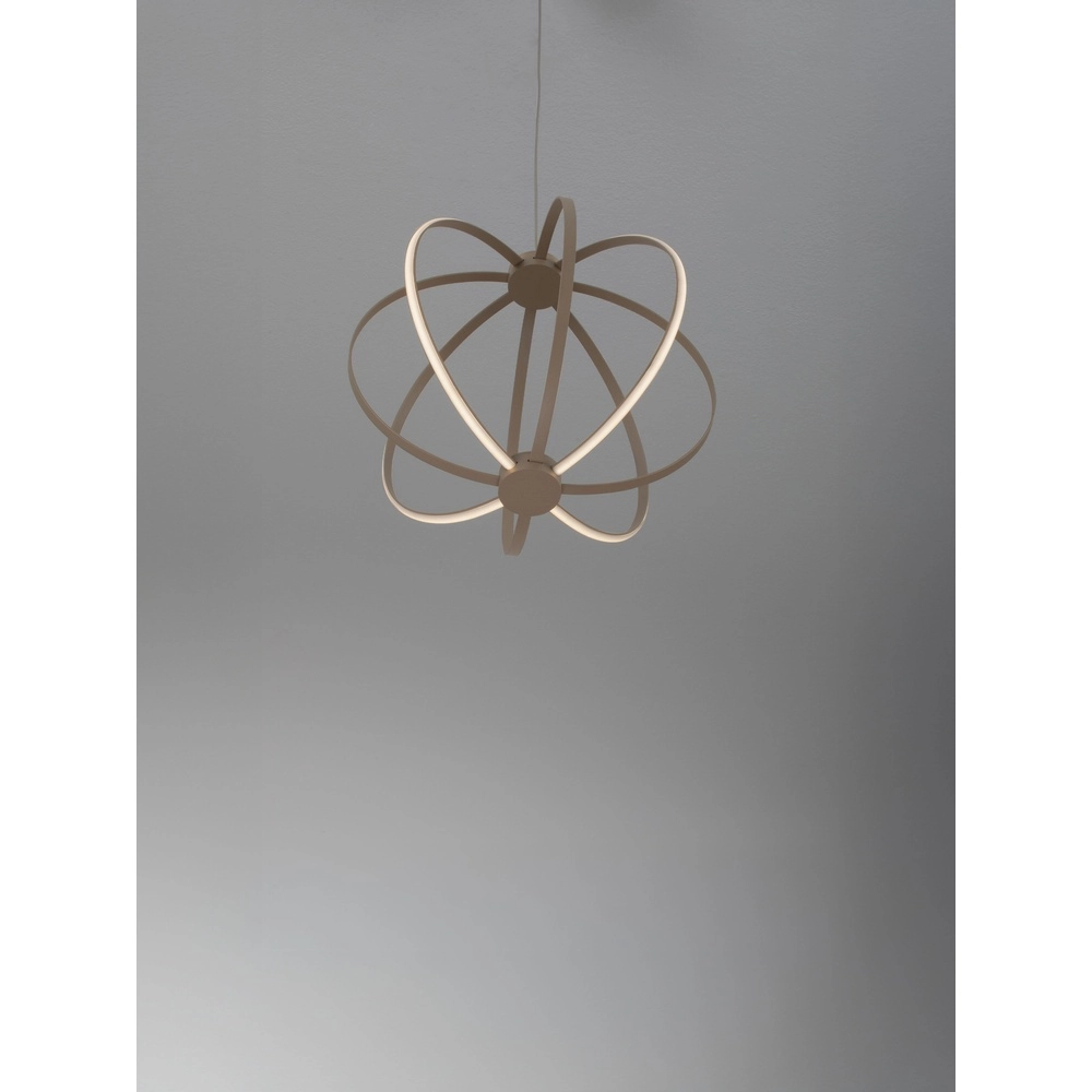 Hanglamp Brea beige Ø 30cm Lyora 5212017494382