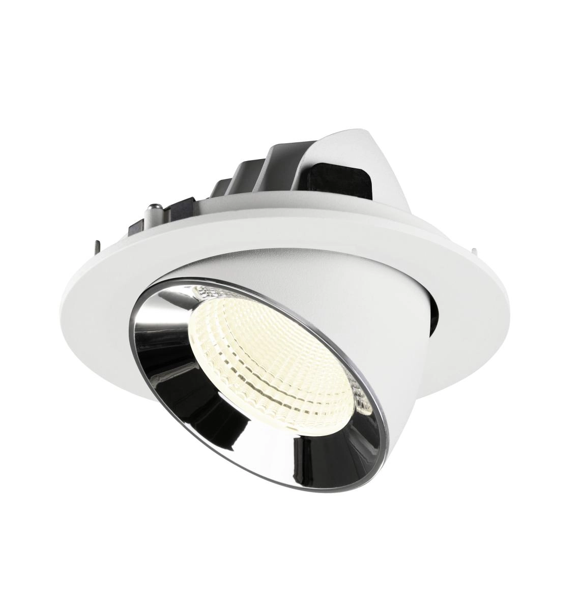 Inbouwspot Numinos Gimble L wit/chroom 4000K - 55gr SLV 4024163309981