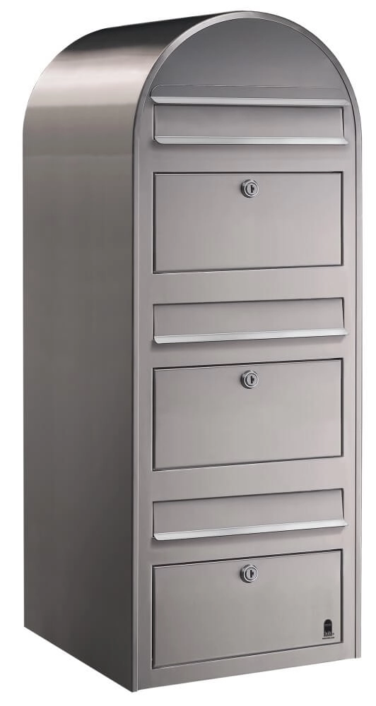 Brievenbus Trio i RVS Brievenbus Trio i RVS