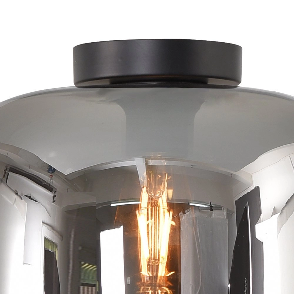 Smoke glazen plafondlamp Preston-28 Artdelight 8719831735785