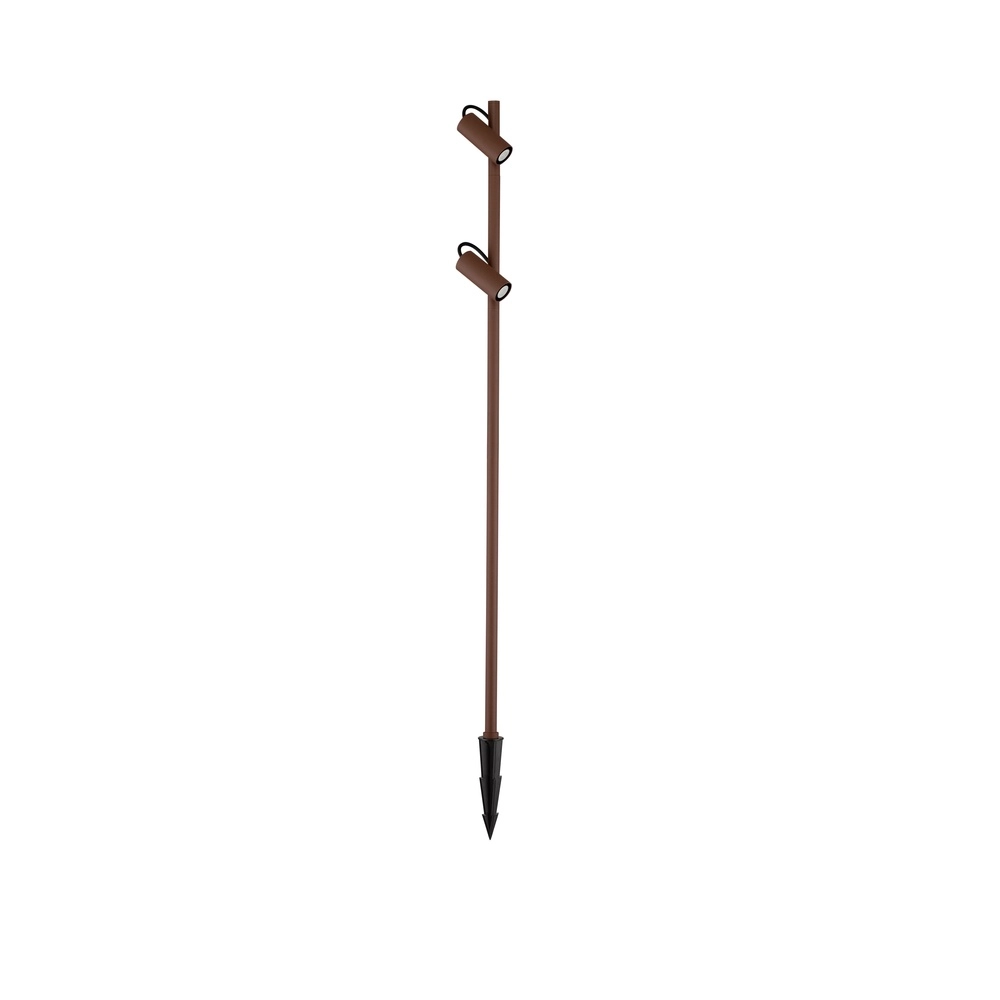Tuinlamp Darma roestbruin dubbel Lyora 5212017472540