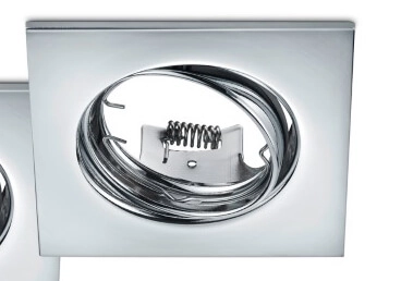 Set vierkante inbouwspots Jura (3x) chroom Trio 4017807376258