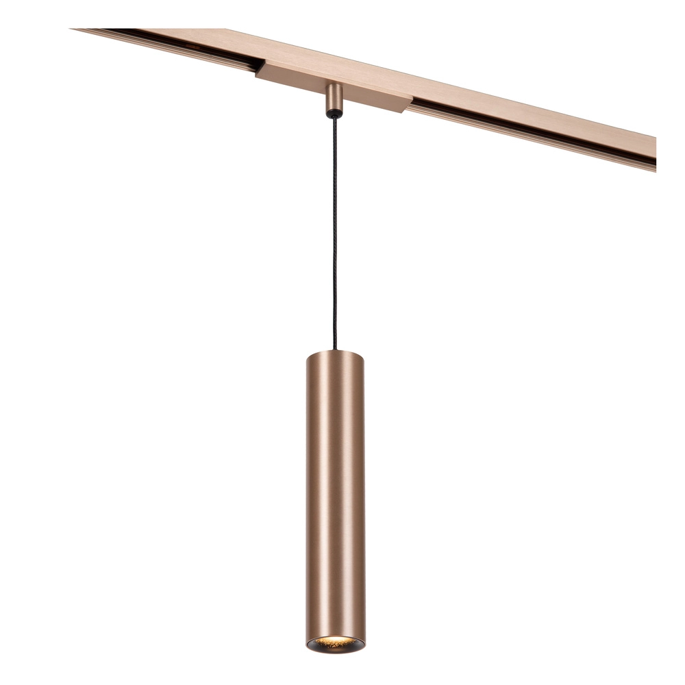 1-fase hanglamp voor rail Linial Luxus champagne
