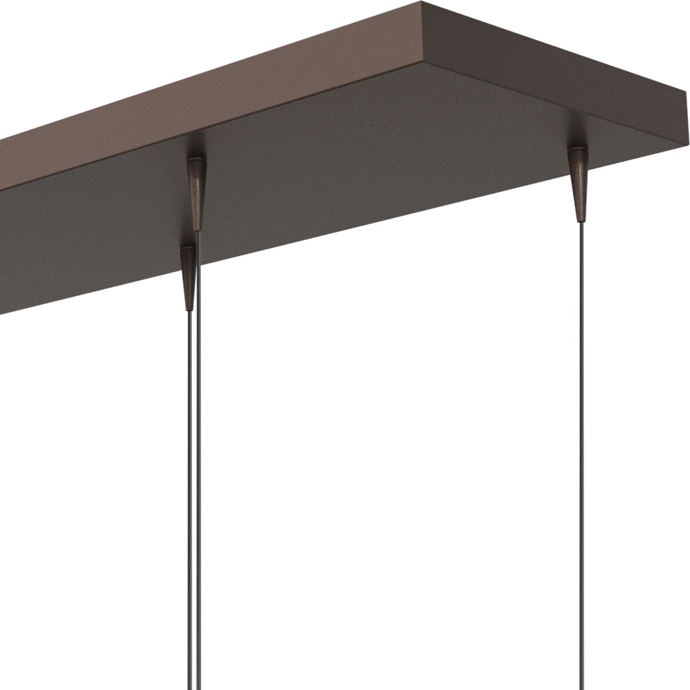 8-lichts hanglamp Talana 130cm cacao bruin Ø 6cm DTW Masterlight 8718121389196