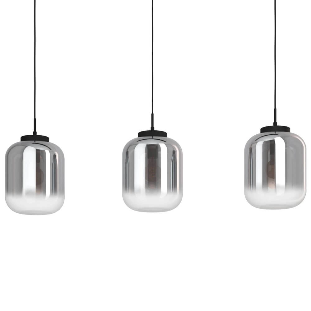 Zwarte hanglamp Bulciago 3-lichts Stars of Light 9008606229277