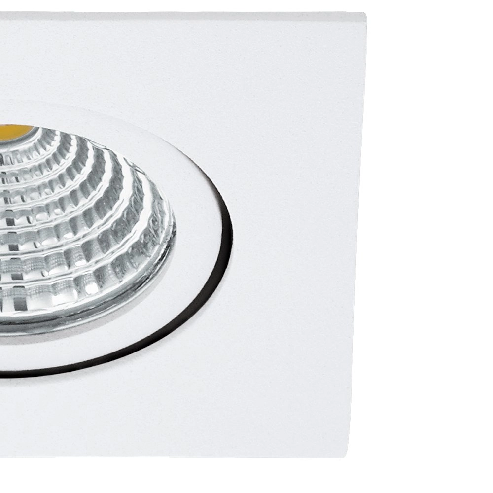 Richtbare led spot Saliceto vierkant - 6w - 2700K wit Eglo 9002759983024