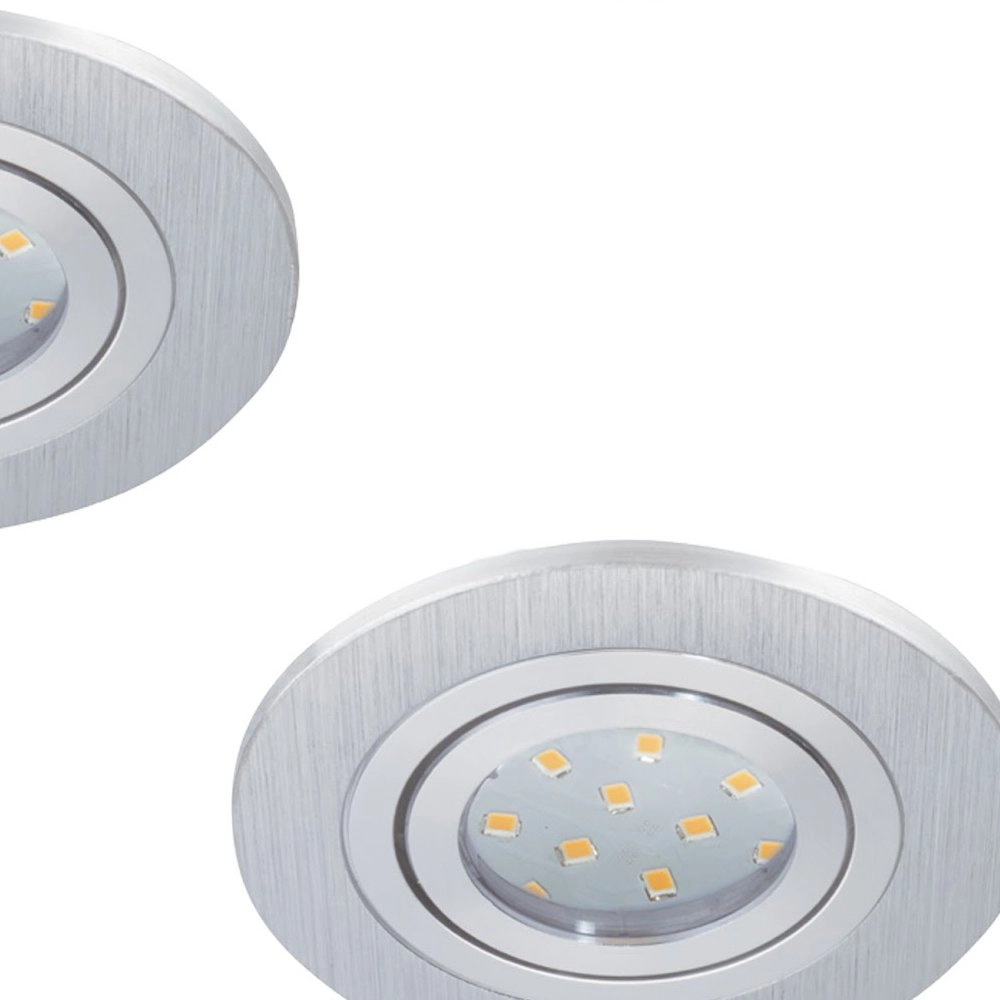 Inbouwspot Areitio Round set van 3 metaalgrijs Eglo 9002759986391