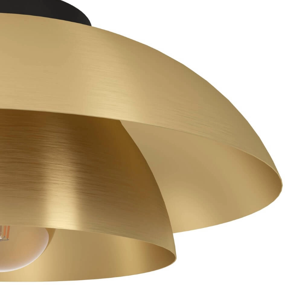 Gouden design plafondlamp Cenciara Ø 40cm Eglo 9008606274383