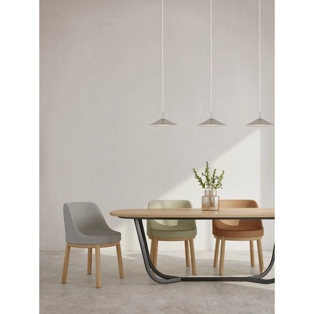 3-lichts hanglamp Ceppo nikkel Ø 22cm Masterlight 8718121358550
