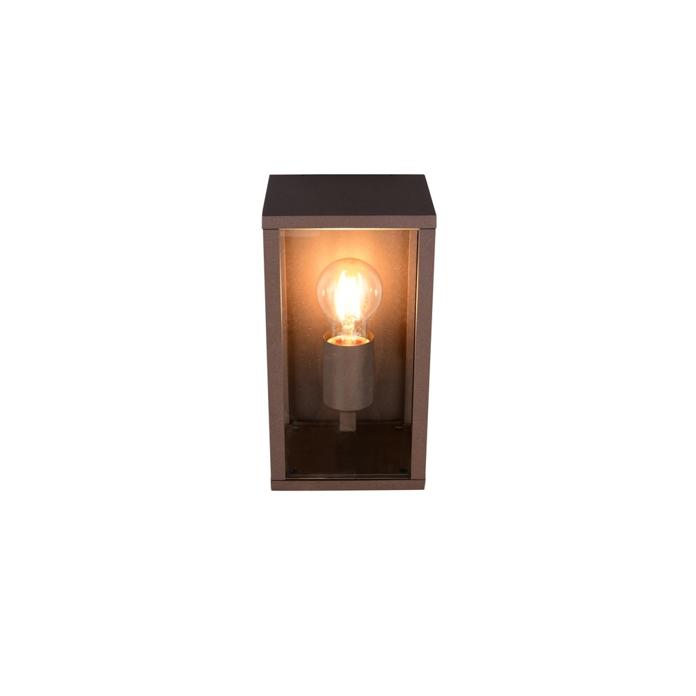 Moderne wandlamp Garonne S roestbruin Trio 4017807687378