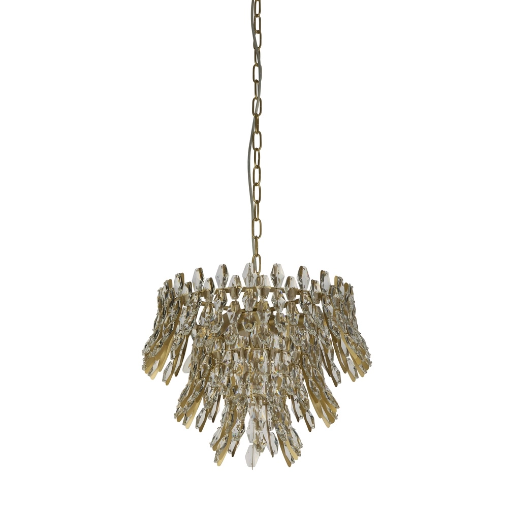 Kroonluchter Monarch goud Ø 45cm Searchlight 5,05342E+12