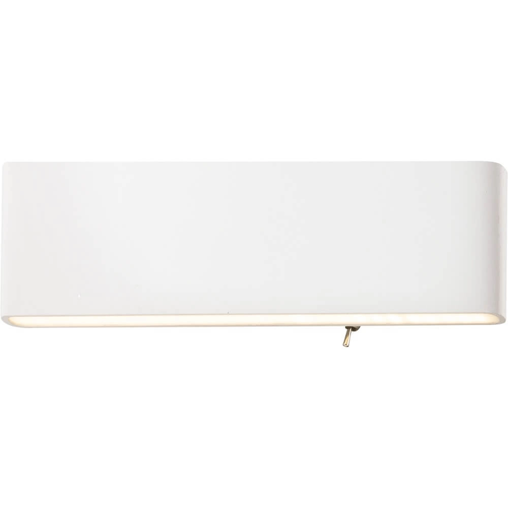 Design wandlamp Siegfried M wit met schakelaar Globo 9007371359455