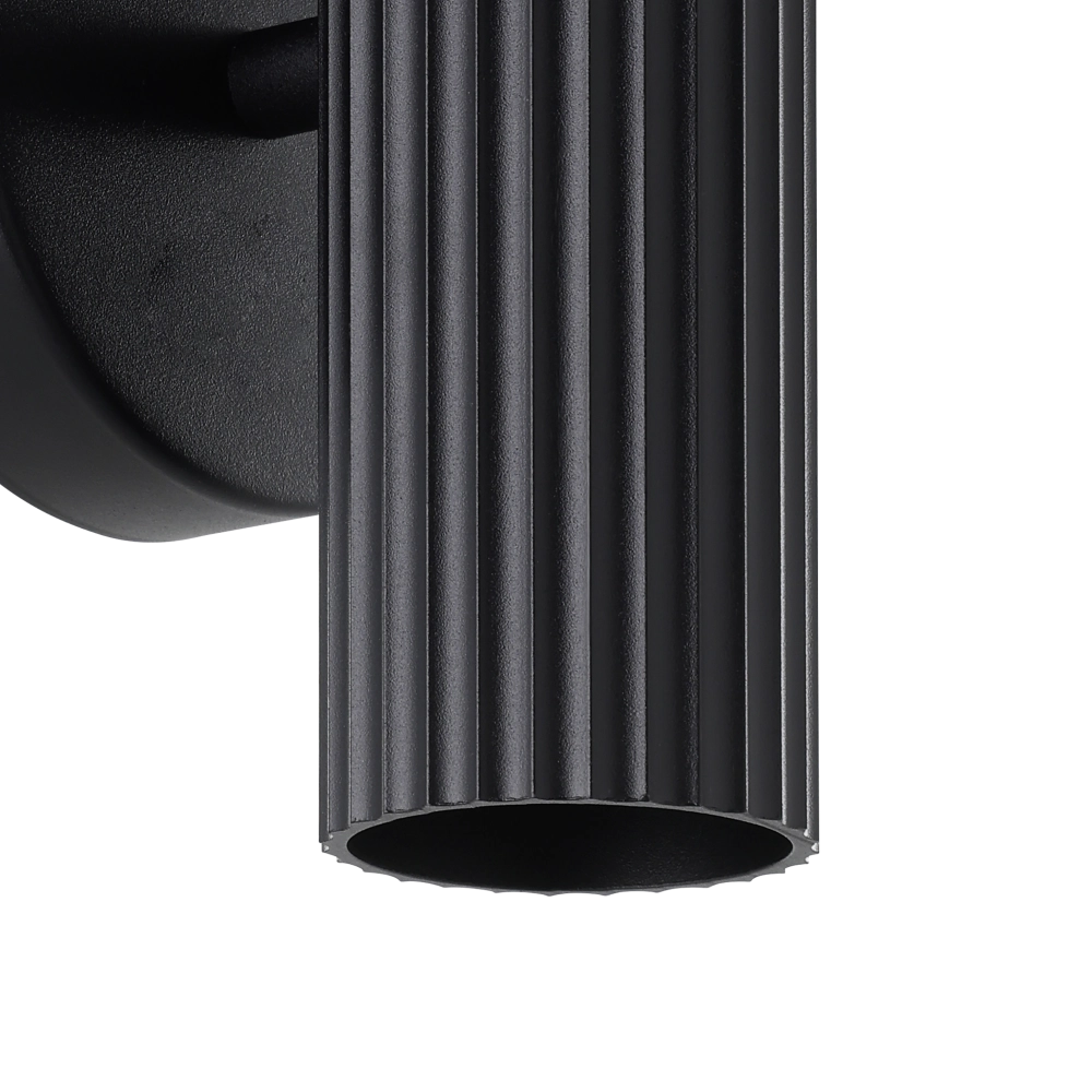 Opbouwspot Portillo up & down zwart Eglo 9008606360536