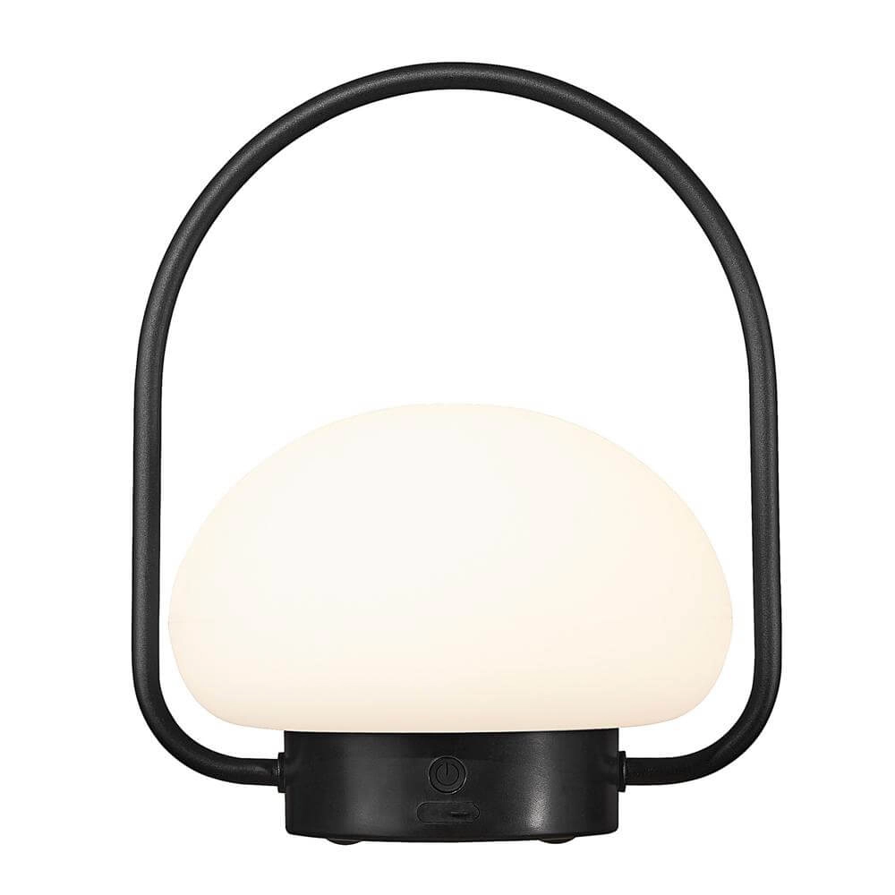 Tafellamp Sponge wit met zwart oplaadbaar Nordlux 5701581497085