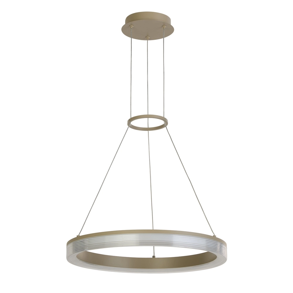 Design hanglamp Lumen Rings zand bruin Ø 45cm Searchlight 5,05342E+12