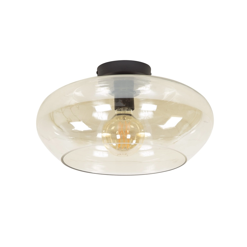 Glazen plafondlamp Elevate Ø 40cm - amber glas Lyora 8716803512061