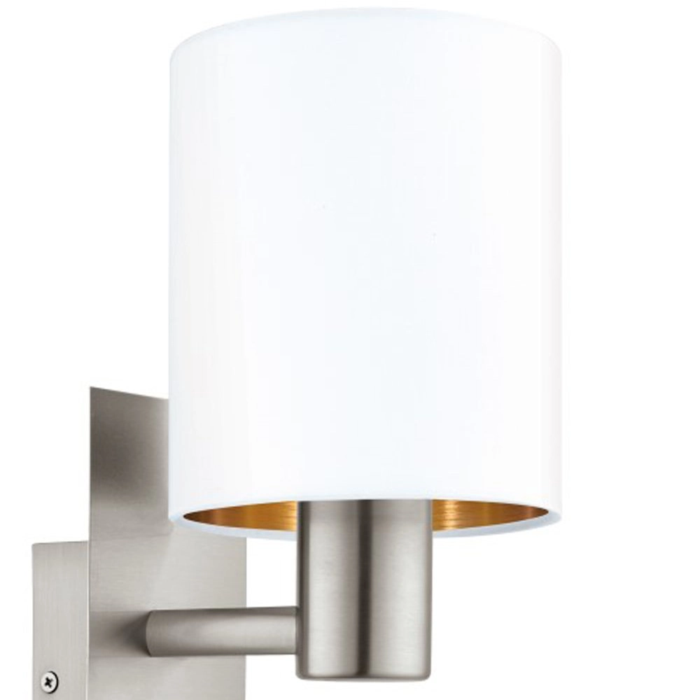 Wandlamp Pasteri witte kap met leeslampje Eglo 9002759964849