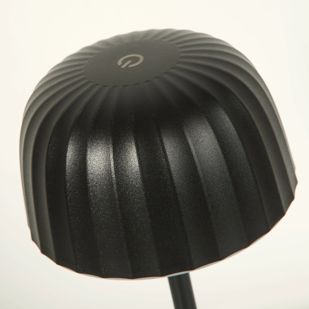 USB Oplaadbaar tafellampje Ezra grijs Searchlight 5053423306124