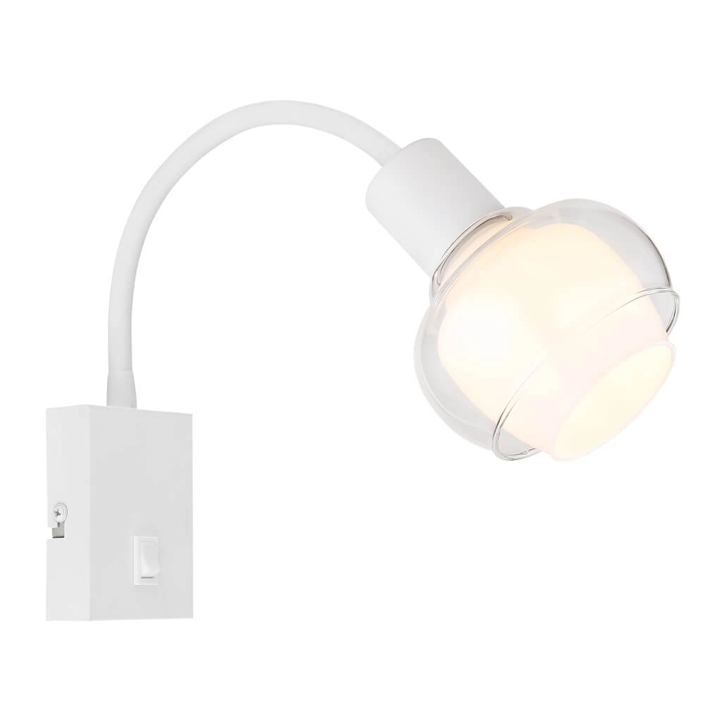 Witte wandlamp Tokki boog enkel Witte wandlamp Tokki boog enkel