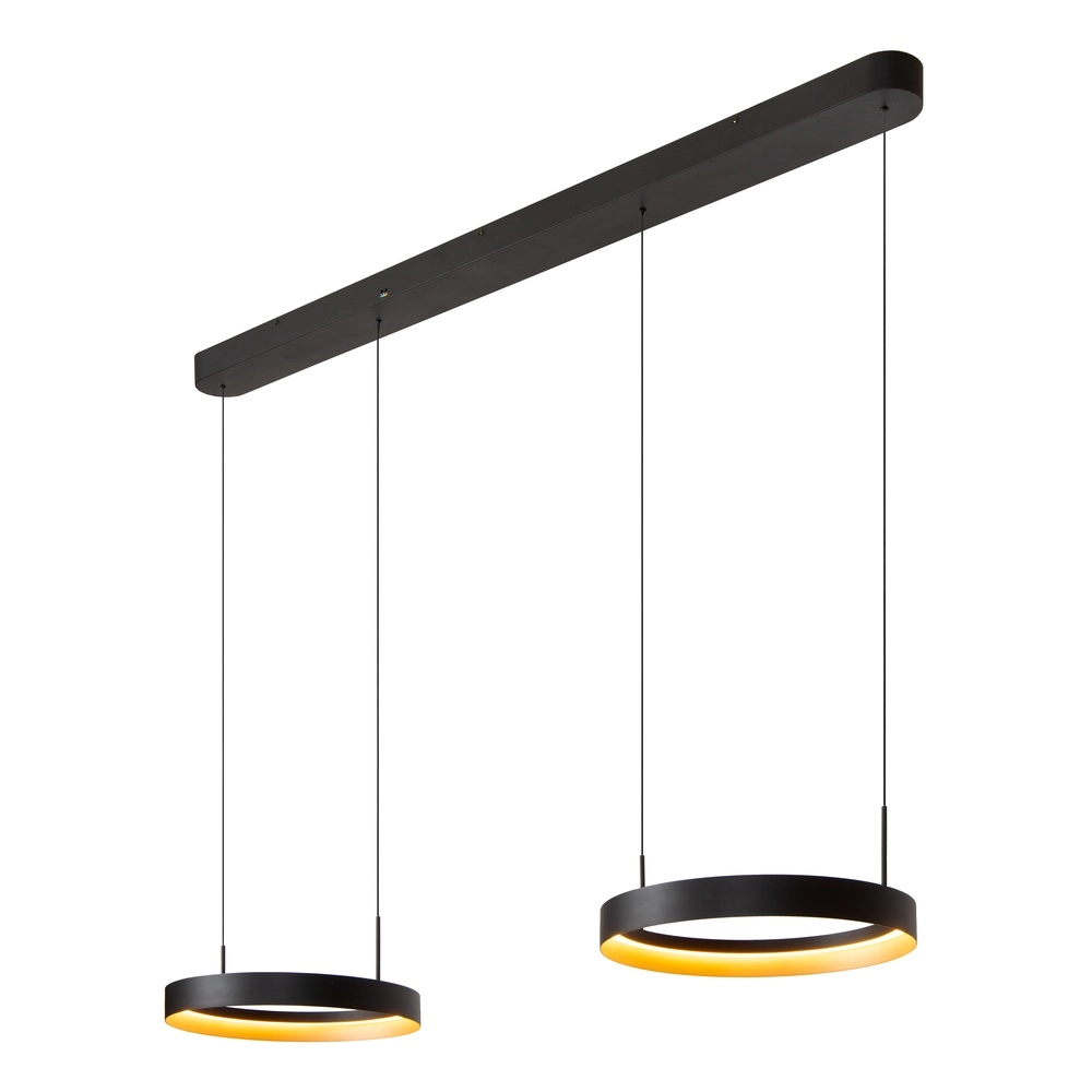 Dubbele hanglamp Radiant zwart Lucide Vibes 5411212461148