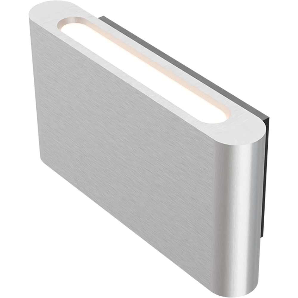 Moderne wandspot Atina 20cm mat nikkel Masterlight 8718121385020