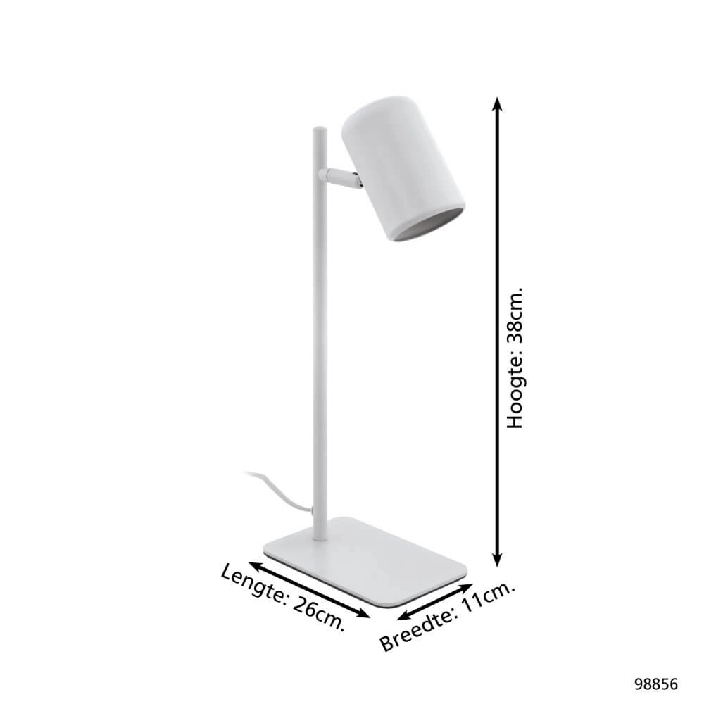 Witte bureaulamp Ceppino Eglo 9002759988562