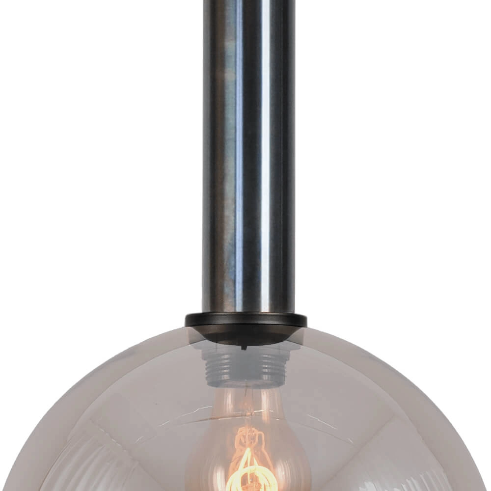 Hanglamp Ø 25cm Bella 2 Dappled oil met goud glas Masterlight 8718121334172