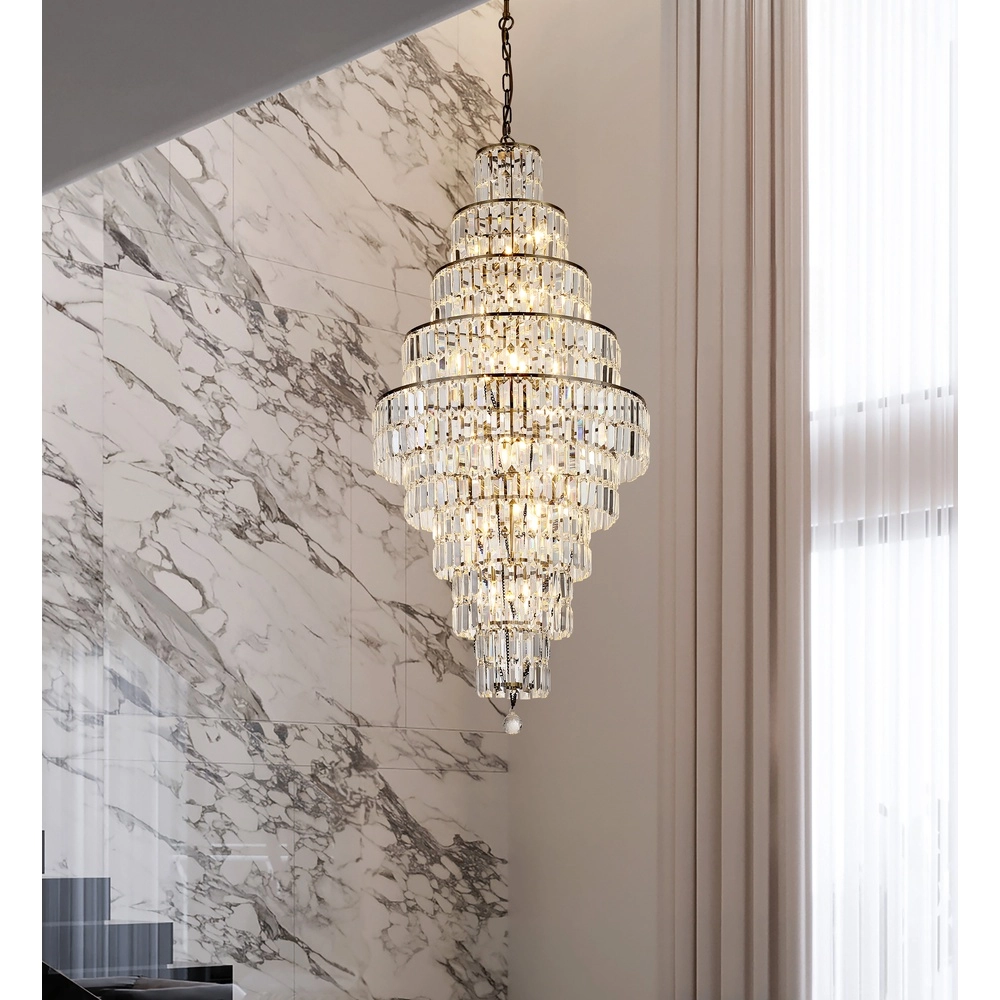 Kroonluchter Empire antiek messing Ø 60cm Searchlight 5053423303826