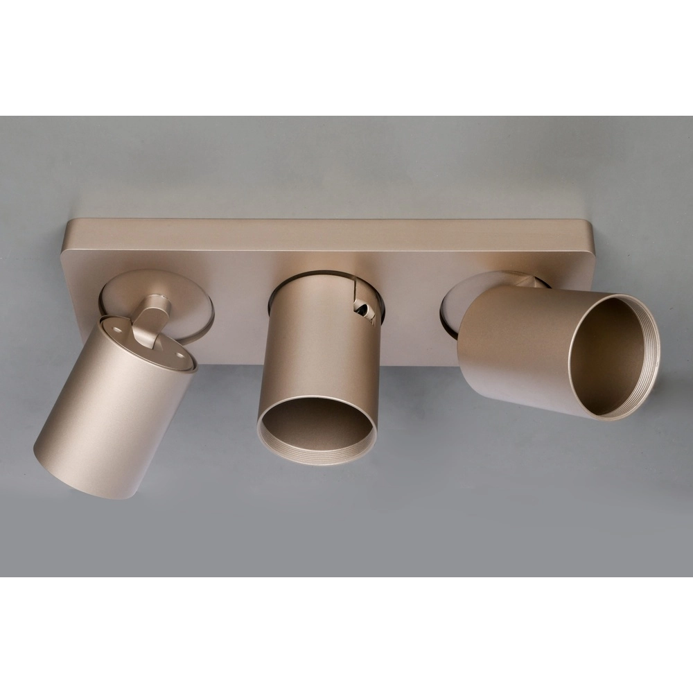 3-lichts opbouwspot Megano champagne Artdelight 8720701103481