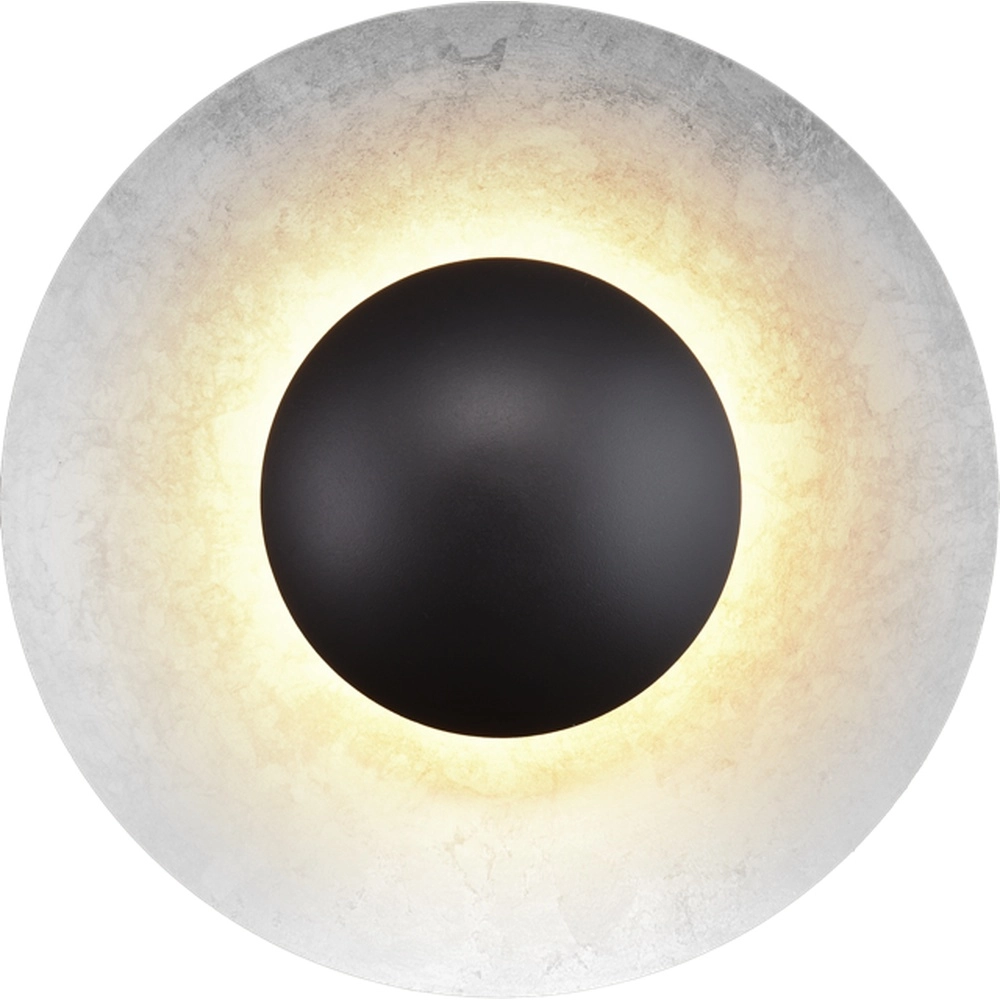 Wandlamp Zyan zwart met zilver Masterlight 8718121217451